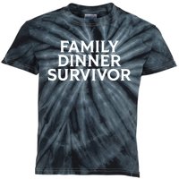 Middle Class Fancy Family Dinner Survivor Kids Tie-Dye T-Shirt