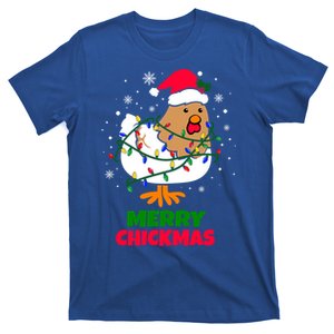 Merry Chickmas Funny Santa Hat Xmas Christmas Chicken Meaningful Gift T-Shirt