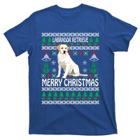 Merry Christmas Funny Labrador Retriever Ugly Xmas Pajama Gift T-Shirt