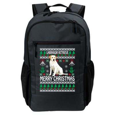 Merry Christmas Funny Labrador Retriever Ugly Xmas Pajama Gift Daily Commute Backpack