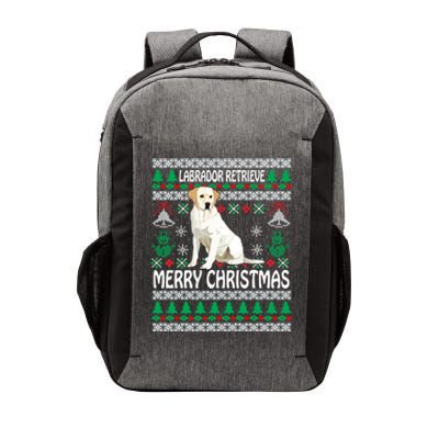 Merry Christmas Funny Labrador Retriever Ugly Xmas Pajama Gift Vector Backpack