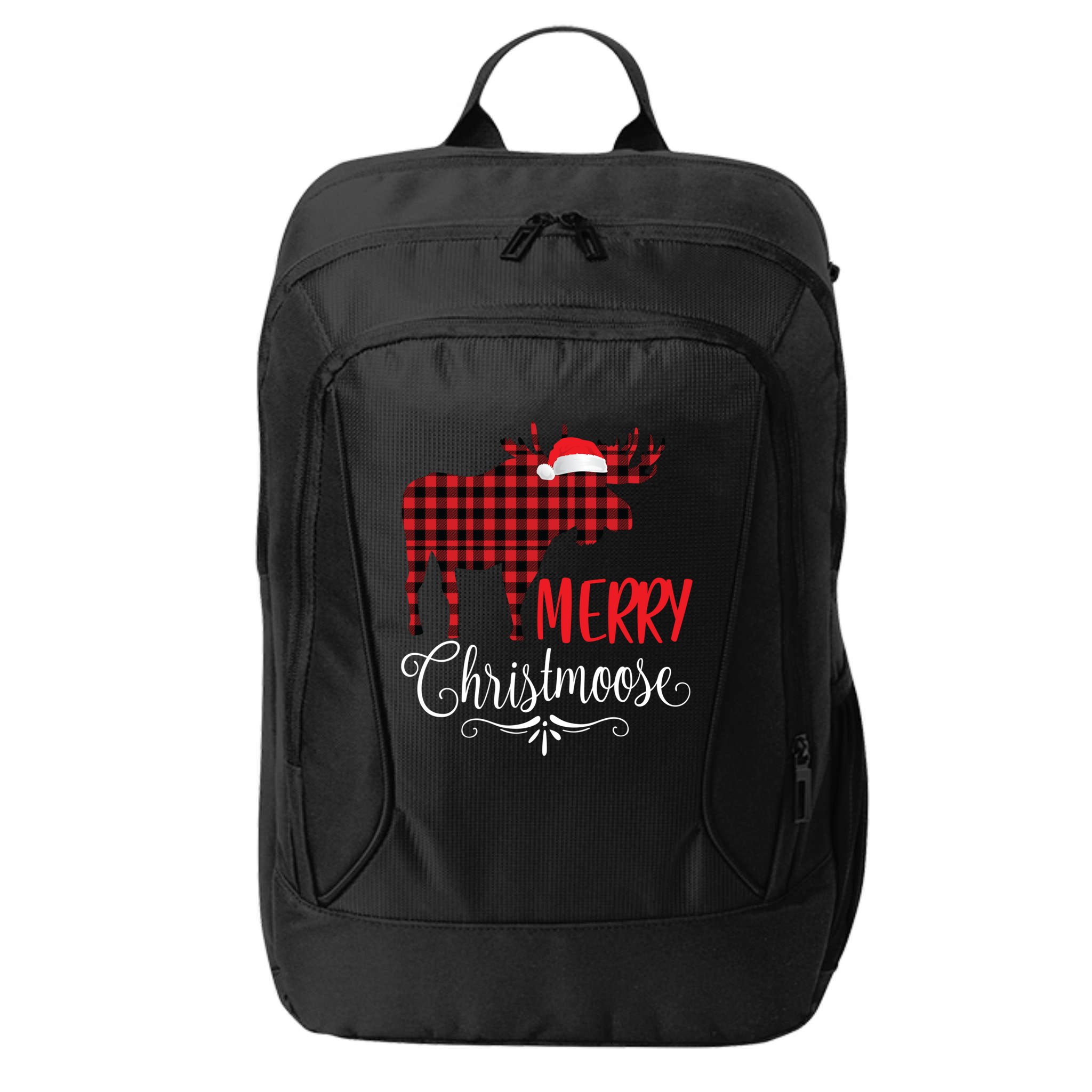 Merry Christmoose Family Christmas Pajamas Moose Funny Gift City Backpack
