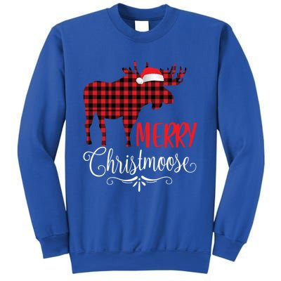 Merry Christmoose Family Christmas Pajamas Moose Funny Gift Sweatshirt