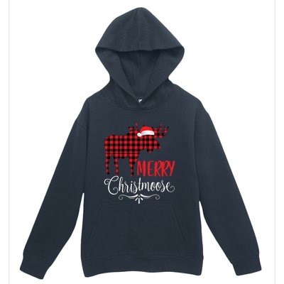 Merry Christmoose Family Christmas Pajamas Moose Funny Gift Urban Pullover Hoodie