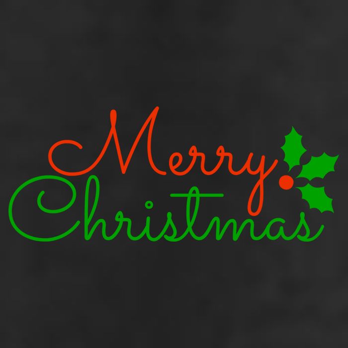 Merry Christmas Festive Logo 7 Panel Mesh Trucker Snapback Hat