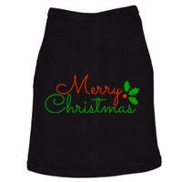 Merry Christmas Festive Logo Doggie Tank