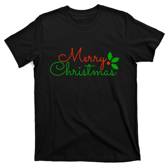 Merry Christmas Festive Logo T-Shirt