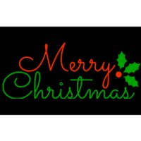 Merry Christmas Festive Logo Bumper Sticker