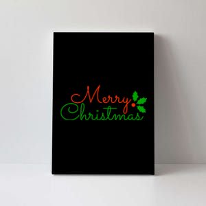 Merry Christmas Festive Logo Canvas