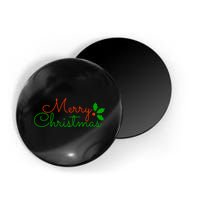 Merry Christmas Festive Logo Magnet