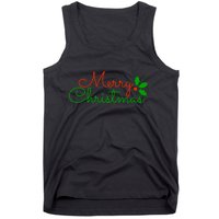 Merry Christmas Festive Logo Tank Top