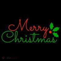 Merry Christmas Festive Logo Visor