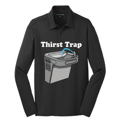 Middle Class Fancy Thirst Trap Sink Silk Touch Performance Long Sleeve Polo