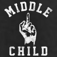 Middle Child Funny Offensive Adult Humor Finger Adult Drive Performance Visor