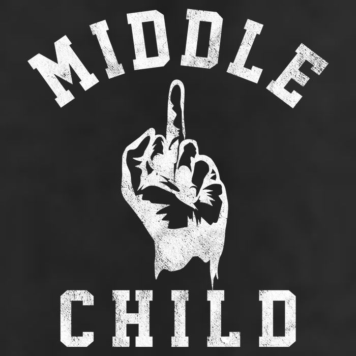 Middle Child Funny Offensive Adult Humor Finger Adult Drive Performance Visor