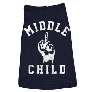 Middle Child Funny Offensive Adult Humor Finger Doggie Tank