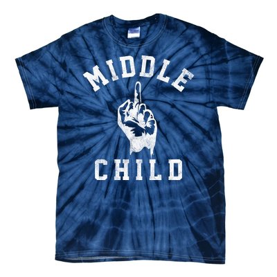 Middle Child Funny Offensive Adult Humor Finger Tie-Dye T-Shirt