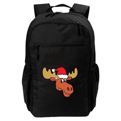 Merry Christmoose Funny Moose Christmas Hat Moose Cool Gift Backpack