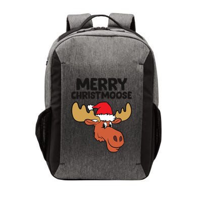 Merry Christmoose Funny Moose Christmas Hat Moose Cool Gift Vector Backpack