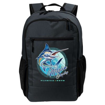 Marlin Country Florida Keys, Saltwater Fishing Tee Daily Commute Backpack