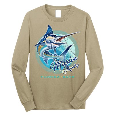 Marlin Country Florida Keys, Saltwater Fishing Tee Long Sleeve Shirt