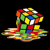 Melting Cube Funny Rubik Rubix Rubics Player Cube Wool Snapback Cap