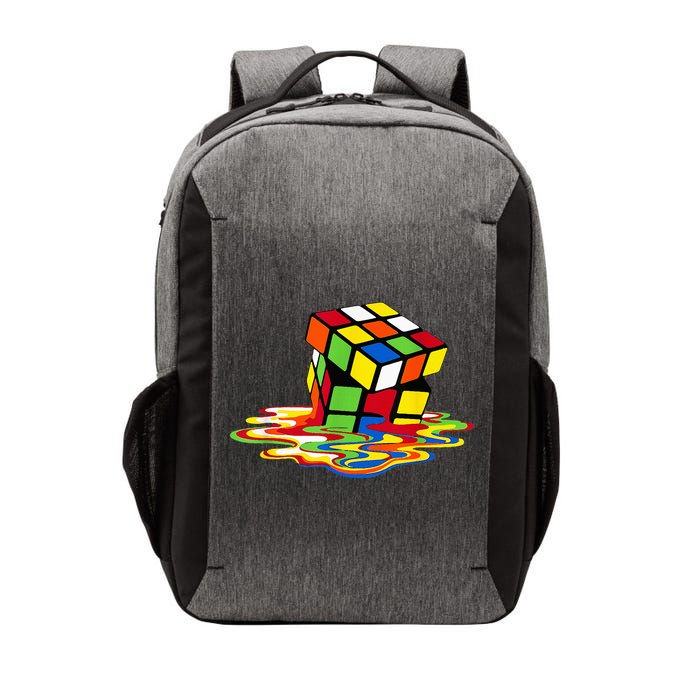 Melting Cube Funny Rubik Rubix Rubics Player Cube Vector Backpack