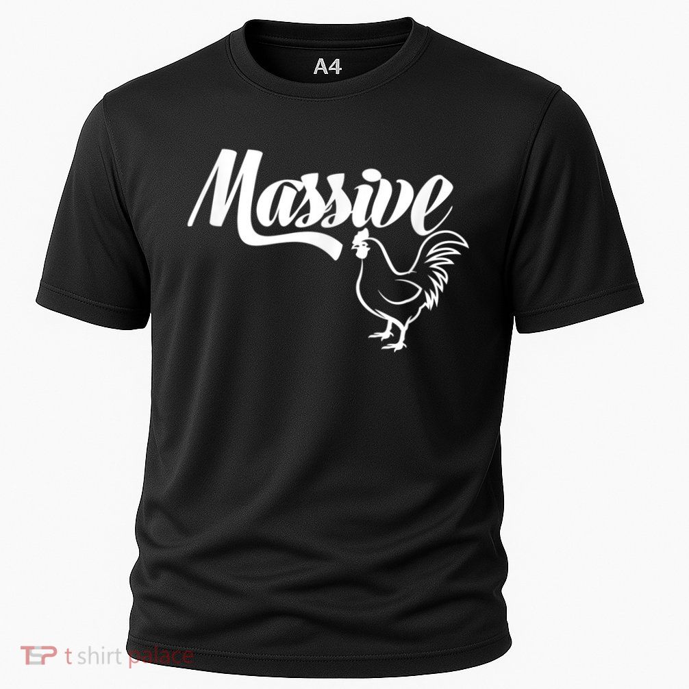 Massive Cock Funny Rooster And Cockerel Chicken Performance Shirt