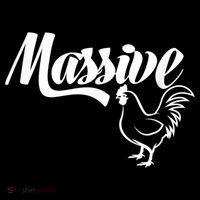 Massive Cock Funny Rooster And Cockerel Chicken T-Shirt