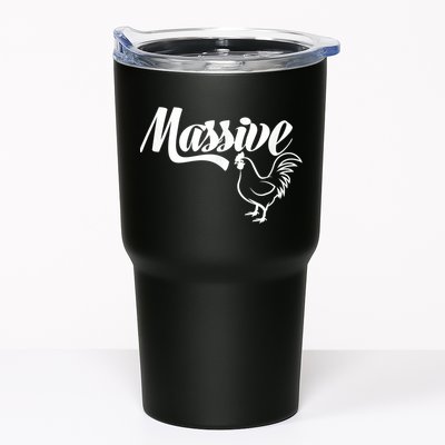 Massive Cock Funny Rooster And Cockerel Chicken Tumbler