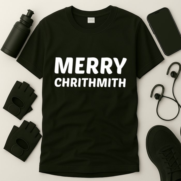 Merry Chrithmith Funny Christmas Lisp Joke T-Shirt