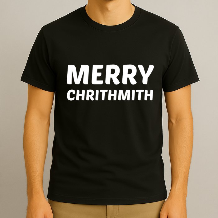 Merry Chrithmith Funny Christmas Lisp Joke T-Shirt