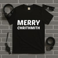 Merry Chrithmith Funny Christmas Lisp Joke T-Shirt
