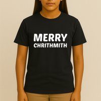 Merry Chrithmith Funny Christmas Lisp Joke T-Shirt