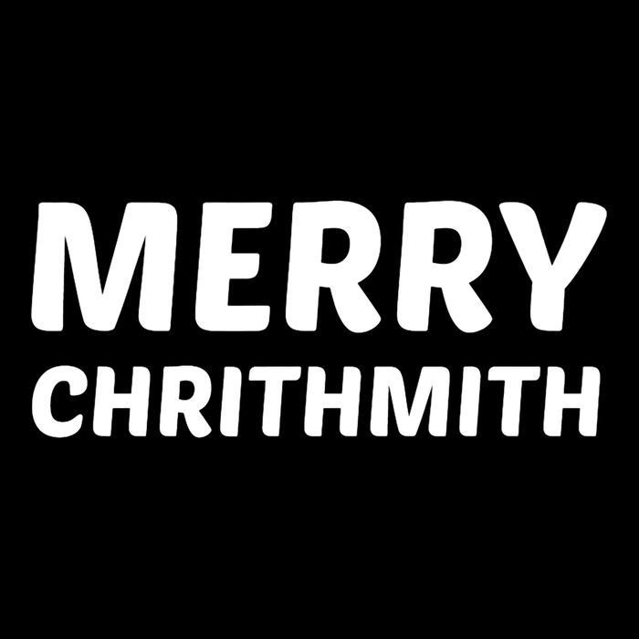 Merry Chrithmith Funny Christmas Lisp Joke T-Shirt