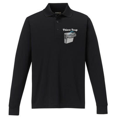 Middle Class Fancy Thirst Trap Sink Performance Long Sleeve Polo