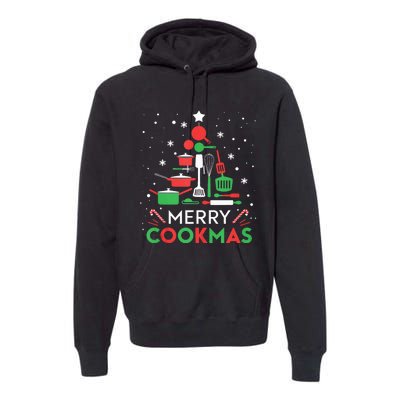 Merry Cookmas Funny Xmas Chef Cooking Christmas Tree Tank Top Premium Hoodie