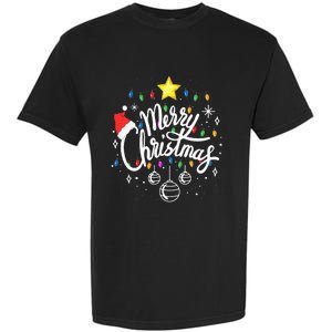 Merry Christmas Family Funny Christmas Garment-Dyed Heavyweight T-Shirt