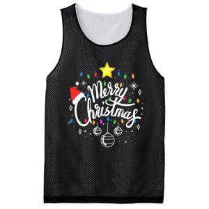 Merry Christmas Family Funny Christmas Mesh Reversible Basketball Jersey Tank