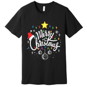 Merry Christmas Family Funny Christmas Premium T-Shirt