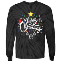 Merry Christmas Family Funny Christmas Tie-Dye Long Sleeve Shirt