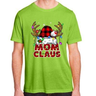 Mom Claus Family Matching Christmas Santa Costume Mom Gift Adult ChromaSoft Performance T-Shirt