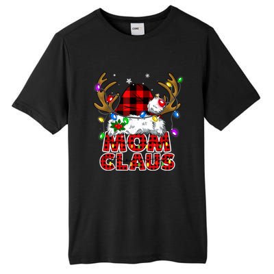 Mom Claus Family Matching Christmas Santa Costume Mom Gift Tall Fusion ChromaSoft Performance T-Shirt