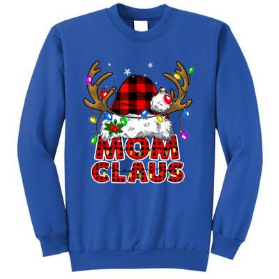 Mom Claus Family Matching Christmas Santa Costume Mom Gift Sweatshirt