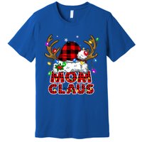 Mom Claus Family Matching Christmas Santa Costume Mom Gift Premium T-Shirt