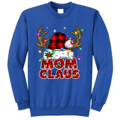 Mom Claus Family Matching Christmas Santa Costume Mom Gift Tall Sweatshirt