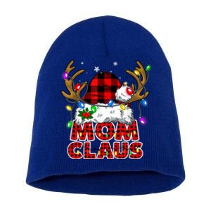 Mom Claus Family Matching Christmas Santa Costume Mom Gift Short Acrylic Beanie