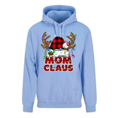 Mom Claus Family Matching Christmas Santa Costume Mom Gift Unisex Surf Hoodie