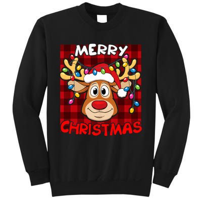 Merry Christmas Funny Reindeer Xmas Family Sweatshirt