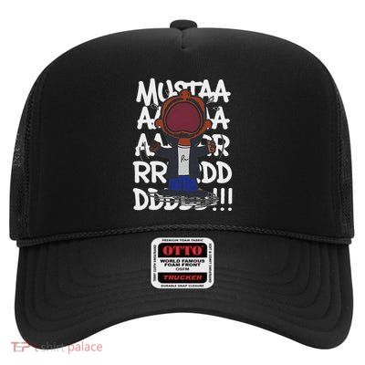 Mustard Cool Funny Meme Hip Hop Music Graphic High Crown Mesh Back Trucker Hat